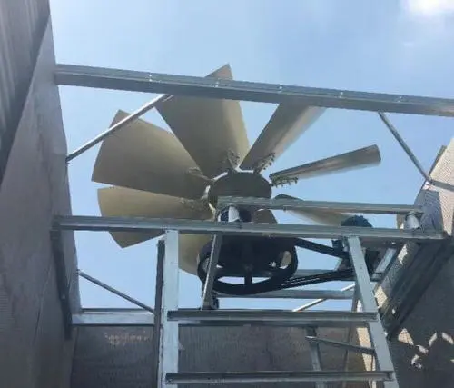 冷卻塔中優質風機和循環泵的重要性